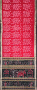 Sambalpuri silk saree with blouse piece