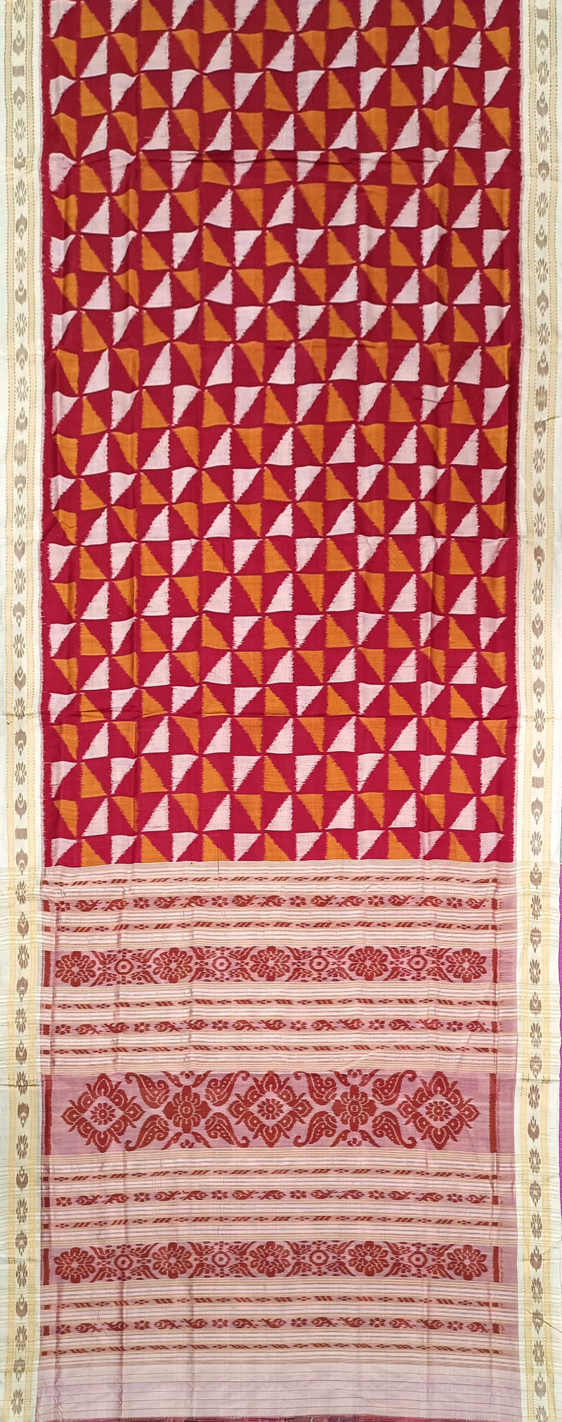 Nuapatna Khandua Silk Saree with bloouse piece