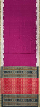 Bomkai silk saree with blouse piece