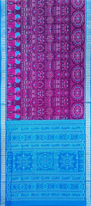Beautiful Sambalpuri silk saree with blouse piece