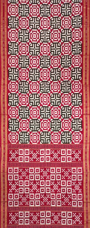 BEautiful Pasapali design sambalpuri cotton saree with blouse piece