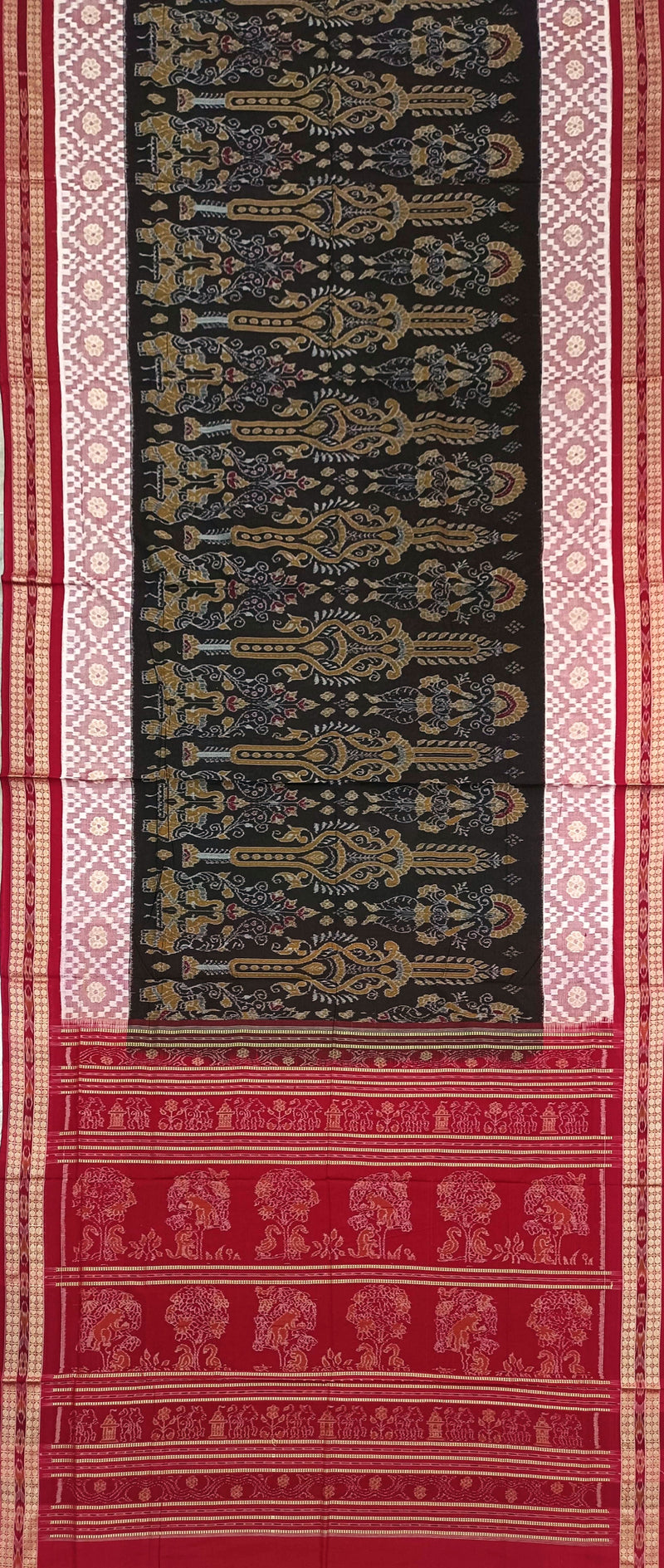 Sambalpuri cotton saree with blouse piece