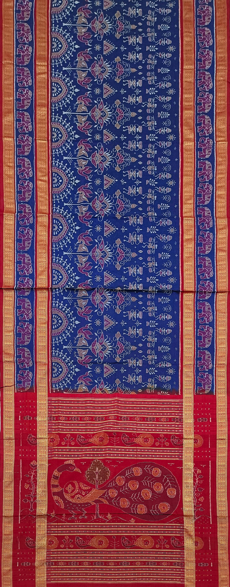 Premium range Sambalpuri cotton saree with blouse piece