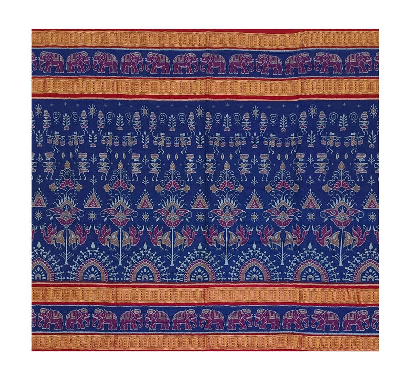 Premium range Sambalpuri cotton saree with blouse piece