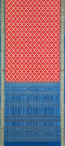 Prasapali design Sambalpuri Silk saree with blouse piece