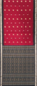 Doll design Bomkai silk saree with blouse piece