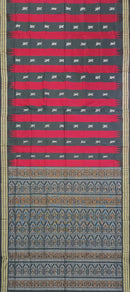 Doll design Bomkai Silk saree with blouse piece