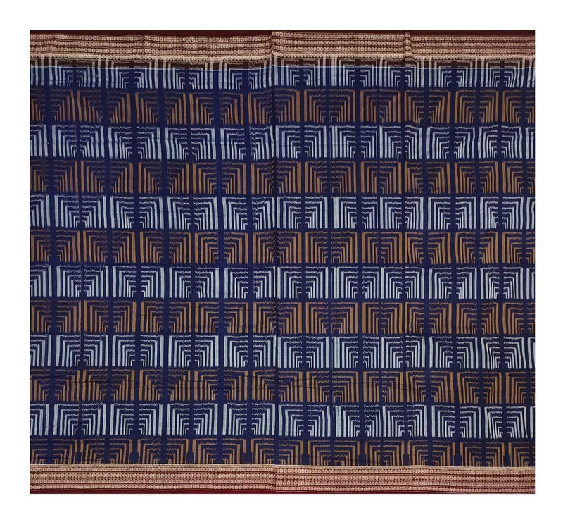 Sambalpuri cotton saree with blouse piece