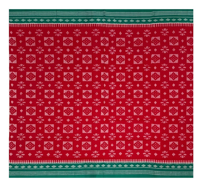 Sambalpuri cotton saree with blouse piece