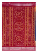 Bomkai cotton saree with blouse piece