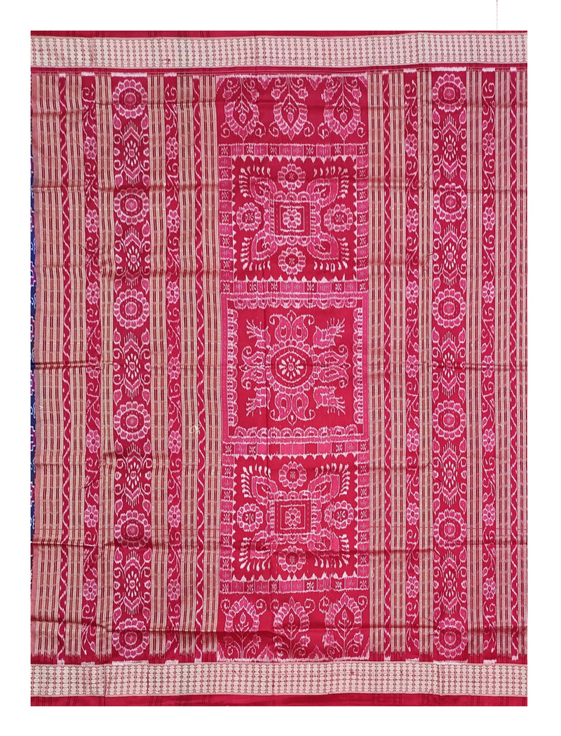 Sambalpuri silk saree with blouse piece