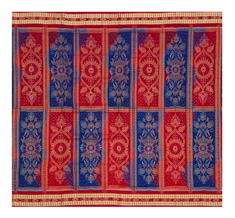 Sambalpuri cotton saree with blouse piece