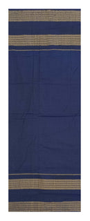 Beautiful Terracotta design Partly Sambalpuri cotton saree with blouse piece