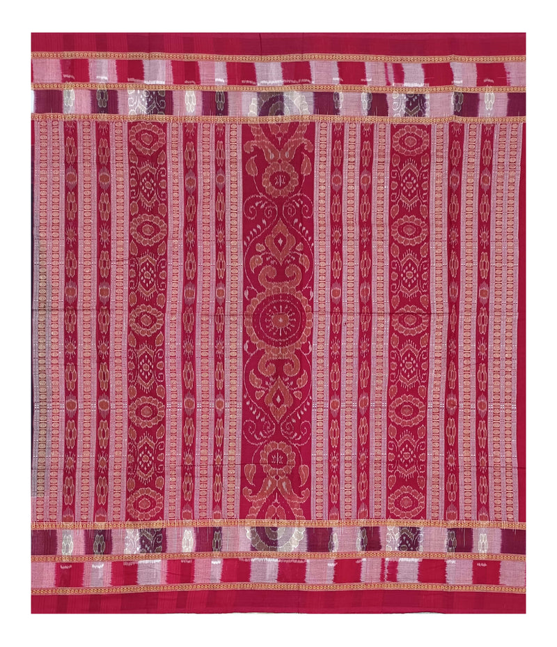 Bomkai cotton saree with blouse piece