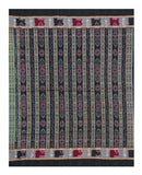 Flower motif bomkai cotton saree with blouse piece