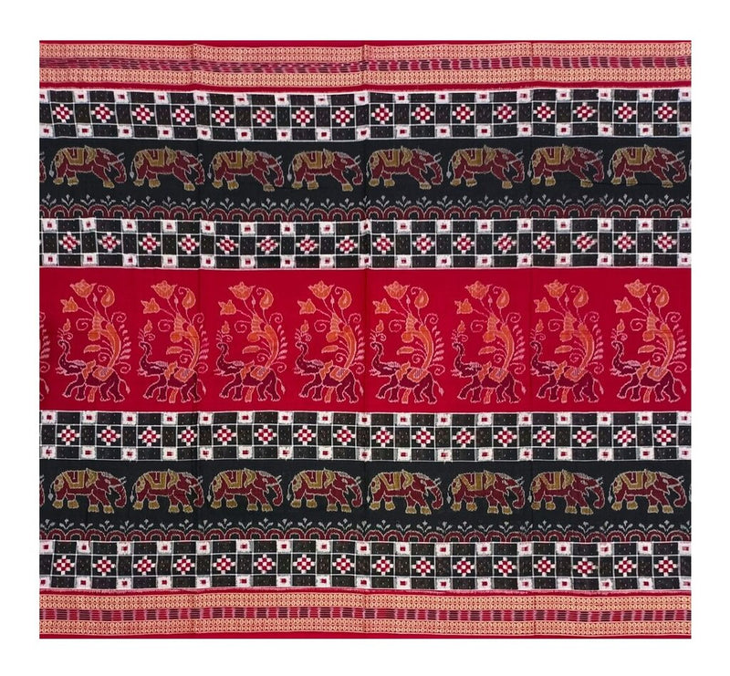 Sambalpuri cotton saree with blouse piece