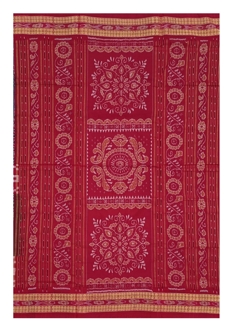 Sambalpuri cotton saree with blouse piece