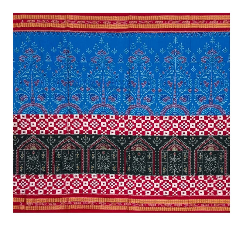 Sambalpuri cotton saree with blouse piece