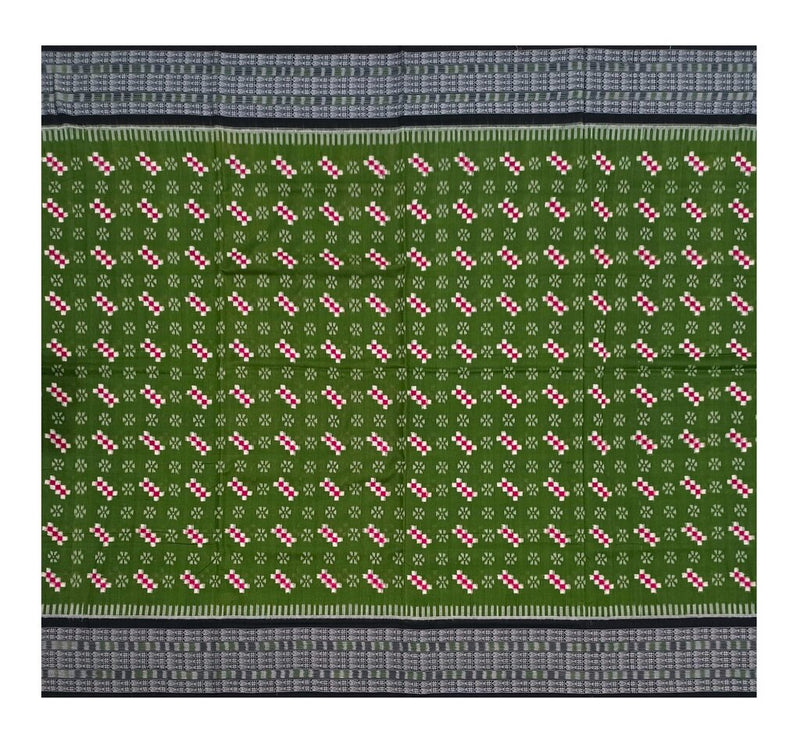 Sambalpuri cotton saree with blouse piece