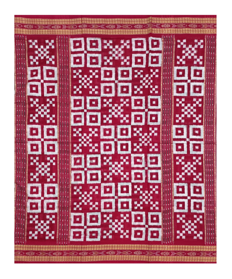 New Pasapali deign sambalpuri cotton saree with blouse piece