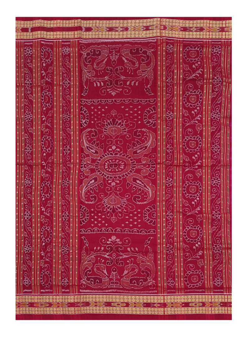 Sambalpuri cotton saree with blouse piece