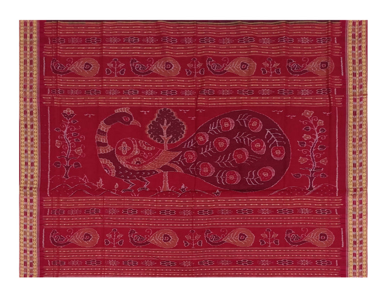 Sambalpuri cotton saree with blouse piece