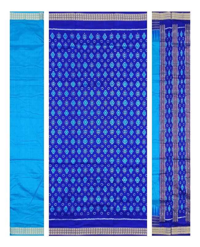 Sambalpuri silk dress material set