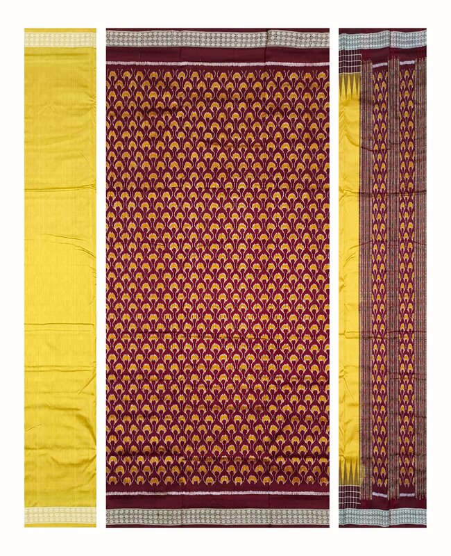 Sambalpuri silk dress material set
