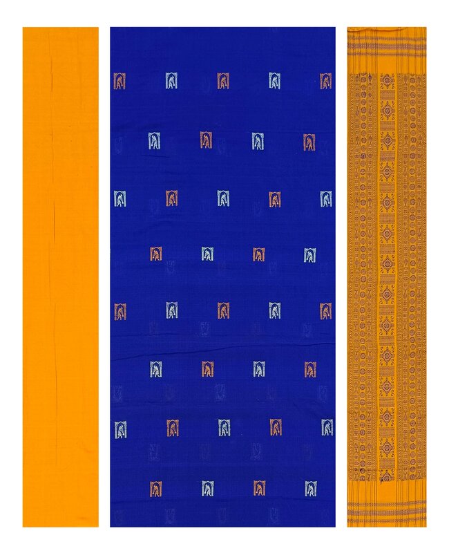 Doll design Sambalpuri Bapta Dress Material set