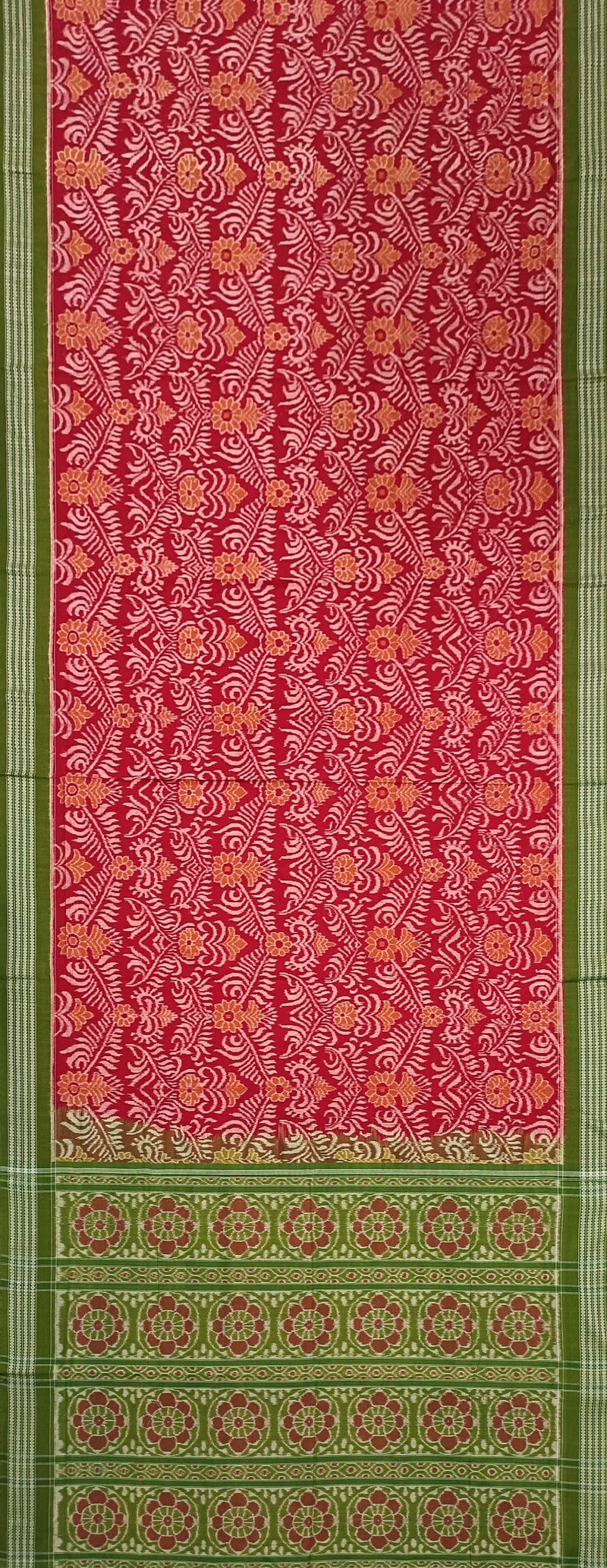 Sambalpuri cotton saree with blouse piece