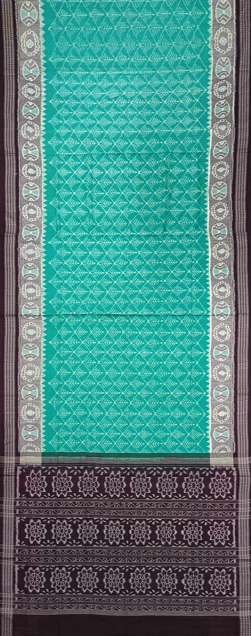 Sambalpuri cotton saree with blouse piece