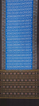 Plain boarder Sambalpuri cotton saree with blouse piece