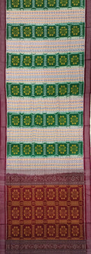 Sambalpuri cotton saree with blouse piece