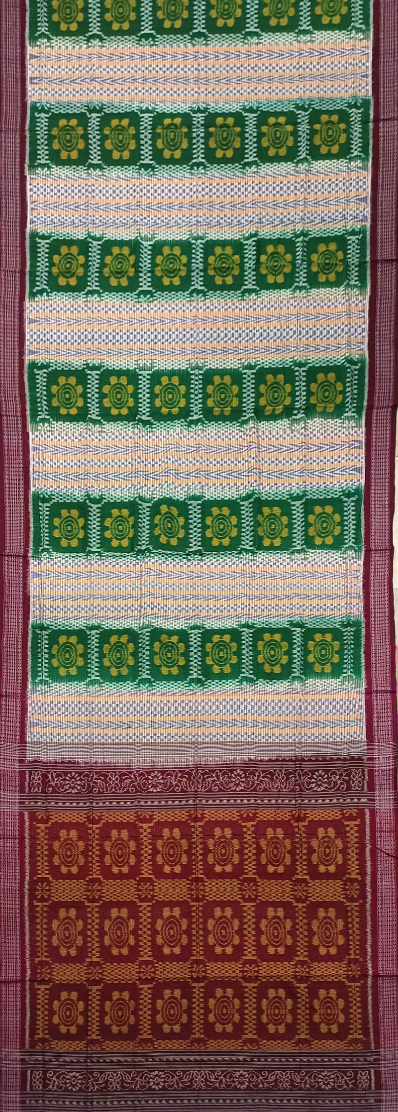 Sambalpuri cotton saree with blouse piece