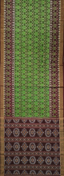 Beautiful Parroet designs Sambalpuri cotton saree with blouse piece