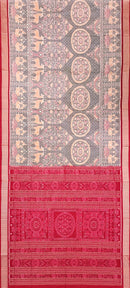 Exquisite Sambalpuri silk saree with blouse piece