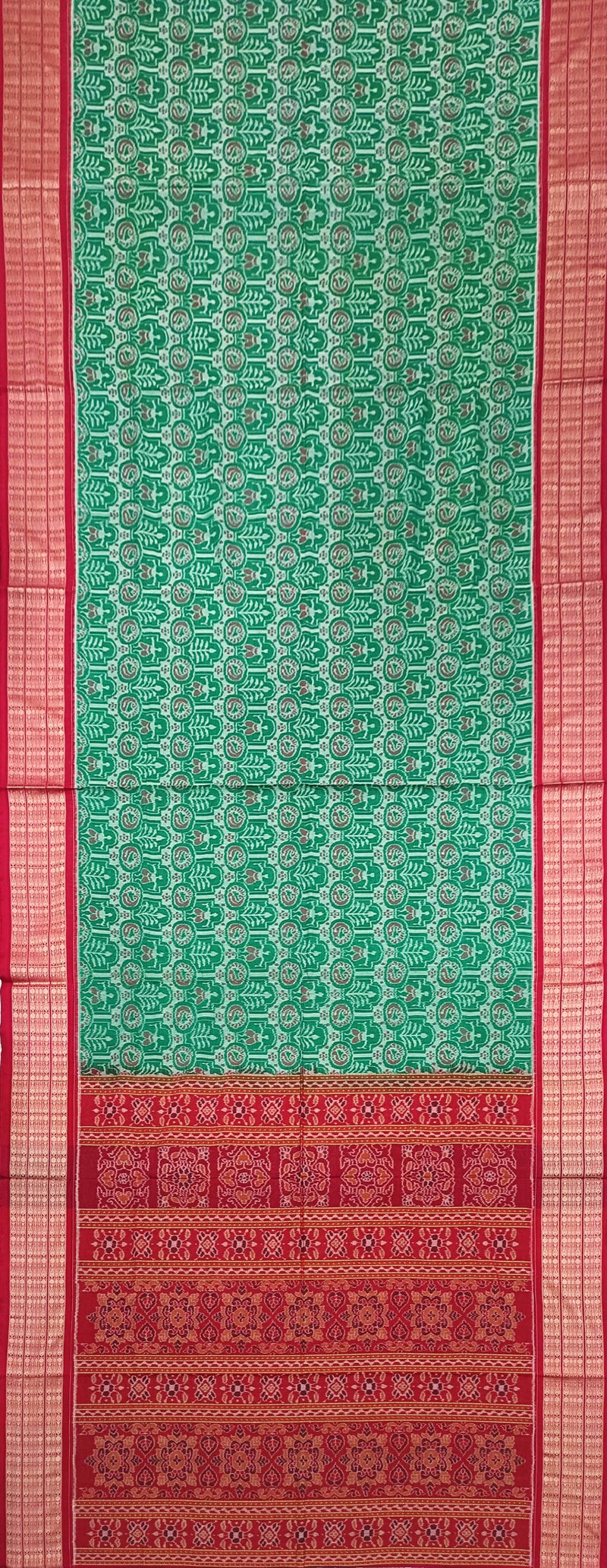 Beautiful Sambalpuri cotton saree with blouse piece