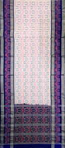 Sambalpuri cotton saree with blouse piece