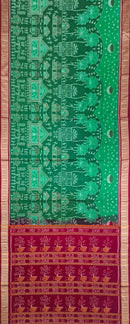 BEautiful terracota design sambalpuri cotton saree with blouse piece