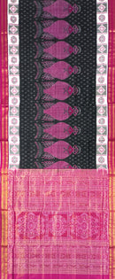 Fish design Sambalpuri Half tissue silk saree