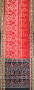 Sambalpuri cotton saree with blouse piece