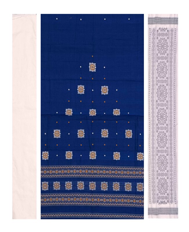 Bomkai cotton dress material set