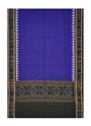 Beautiful Handloom Cotton Dupatta, Blue and black colors combination