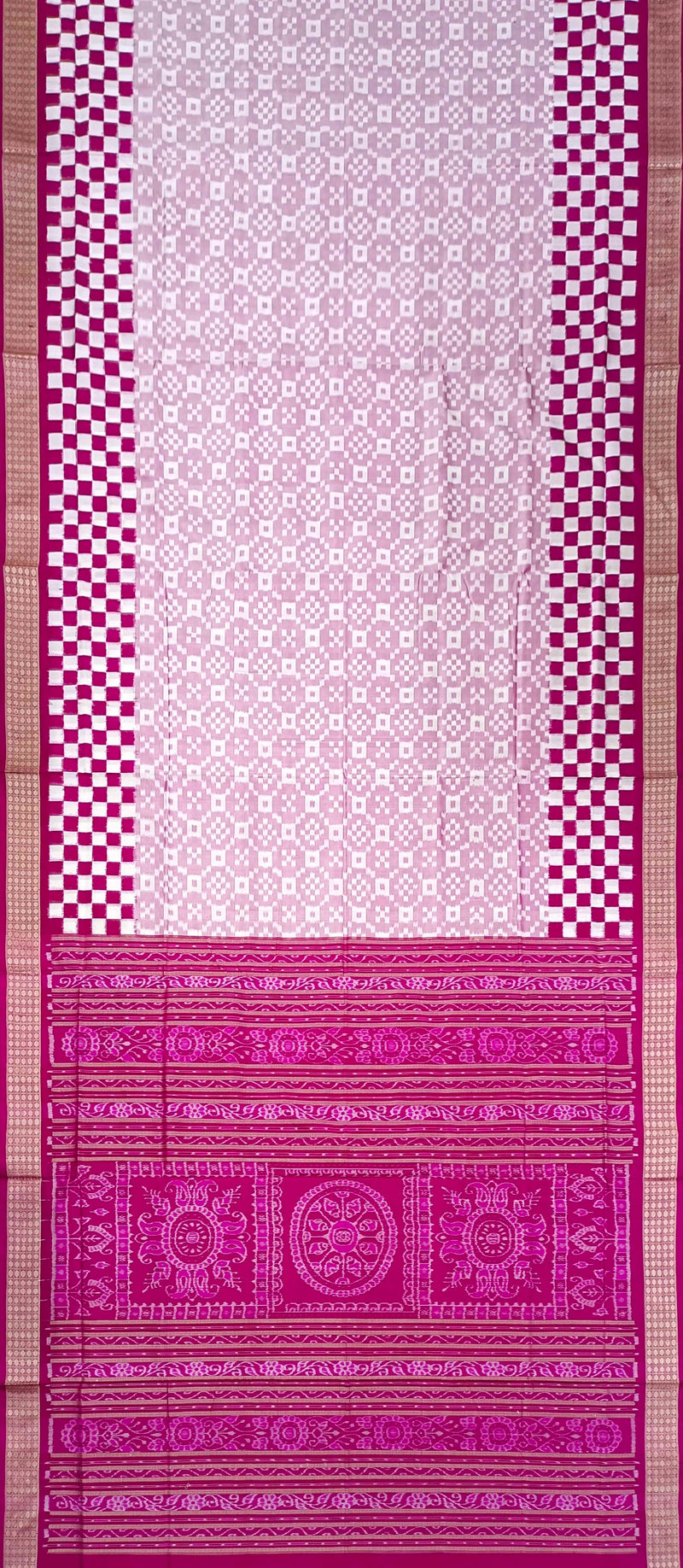 Beautiful Sambalpuri silk saree with blouse piece