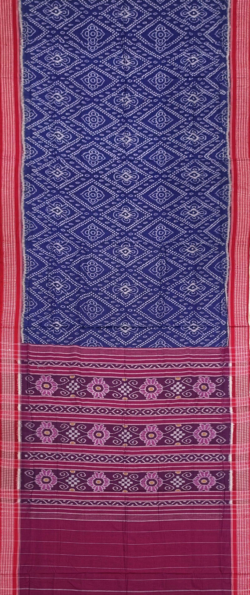 Sambalpuri cotton saree with blouse piece