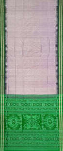 Body plain Sambalpuri silk saree with blouse piece