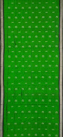 Half Half design Bomkai silk saree with blouse piece