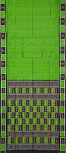 Doll boarder design Bomkai silk saree with blouse piece.