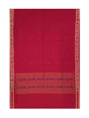 Beautiful Sambalpuri Handloom Cotton Dupatta, Maroonish red color