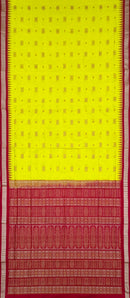 Bomkai silk saree with blouse piece